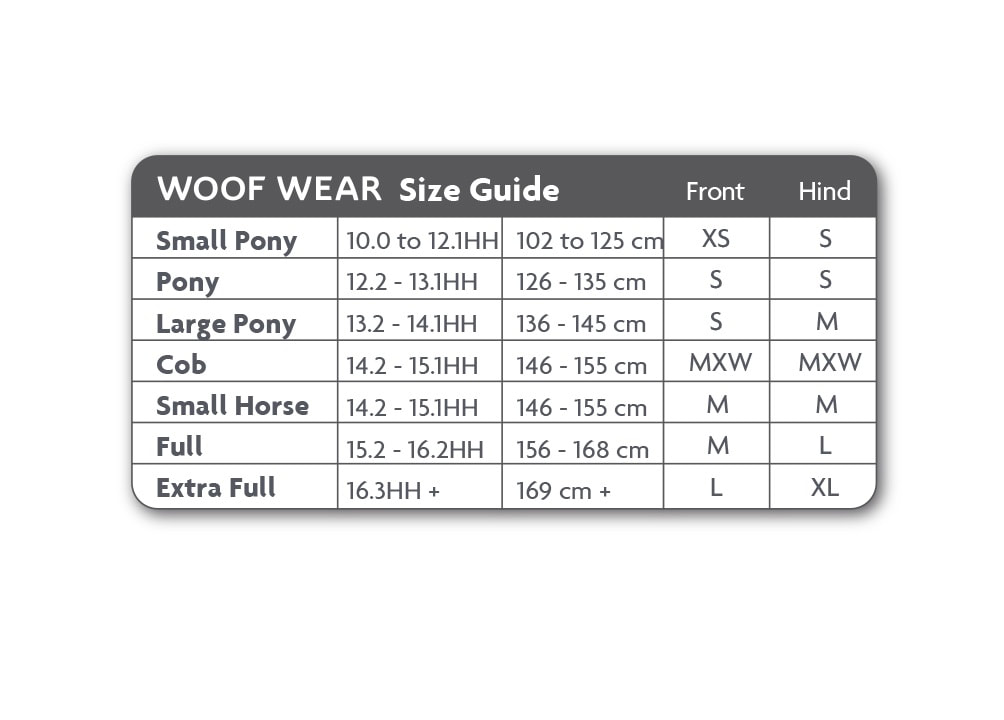 Woof Wear Single Lock Brushing Boot - Assorted Colour
